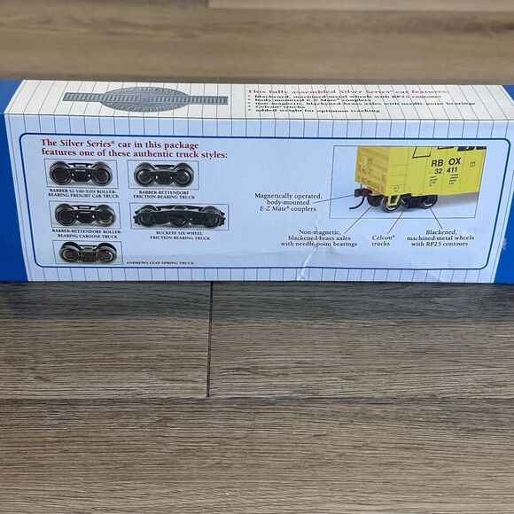 Bachmann Silver Series #18714 HO scale “PRR” 3 bay hopper Rd. #180658 - Picture 3 of 4